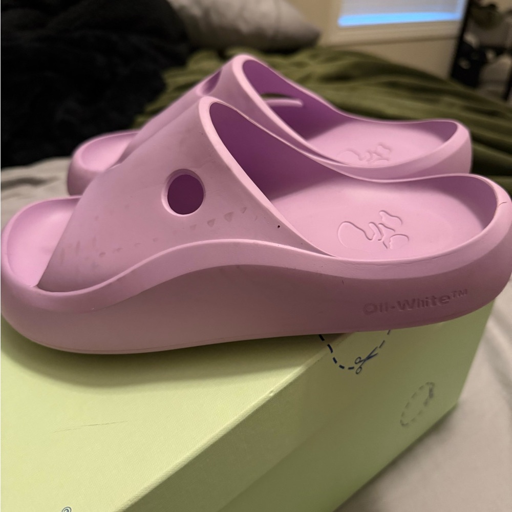 Authentic Off White Slides